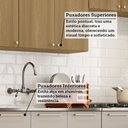 Ver imagem 7 de Cozinha Compacta 5 Peças com Tampo 270cm Elegance Luciane Móveis