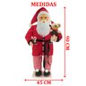 Boneco Natalino Papai Noel Dorminhoco Ursinho Pijama de 90cm - 3
