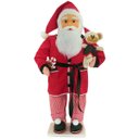 Ver imagem 1 de Boneco Natalino Papai Noel Dorminhoco Ursinho Pijama de 90cm