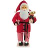 Boneco Natalino Papai Noel Dorminhoco Ursinho Pijama de 90cm - 1