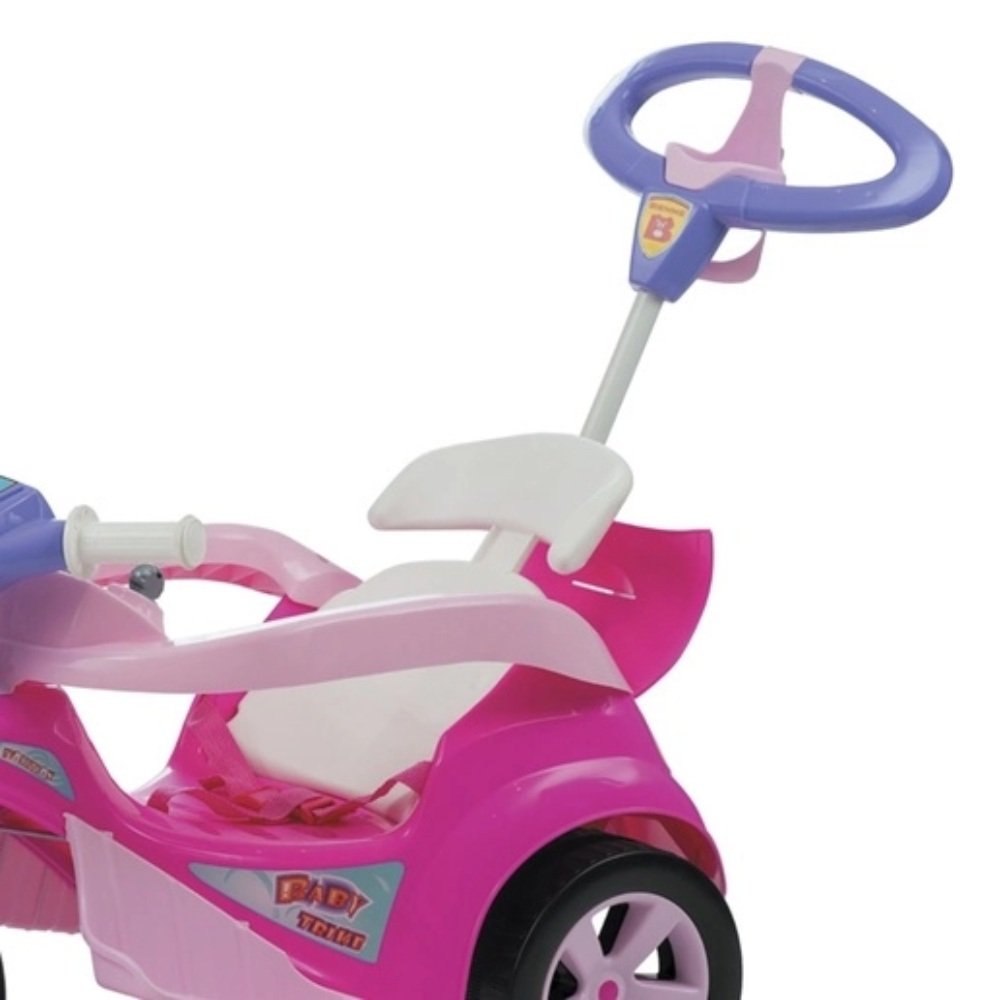 Triciclo Infantil Baby Trike Evolution Rosa Biemme 611 - 3