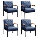 Ver imagem 2 de Kit 4 Poltronas Cadeira Decorativa Sala, Recepção, Escritório Ludmilla Azul