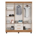 Ver imagem 6 de Guarda Roupa Casal 6 Portas 2 Gavetas com Pés Lite