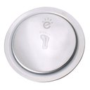 Ver imagem 1 de Jogo Kit 3x Ralo Aço Inox Inteligente Banheiro Click Up Redondo 10cm Excelente Acabamento Decoração