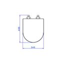 Ver imagem 2 de Assento Sanitario de Poliester Carrara e Nuova Ap.237.22 - Deca