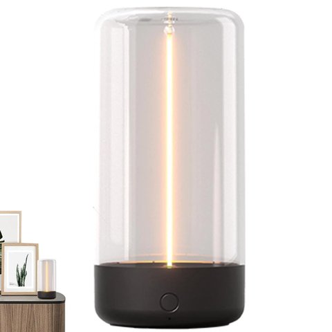 Luminaria Lampada Filamento Magnetico Minimalista Moderno Touch 3 Niveis Decoraçao Enfeite Quarto Es