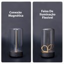 Ver imagem 4 de Luminaria Lampada Filamento Magnetico Minimalista Moderno Touch 3 Niveis Decoraçao Enfeite Quarto Es