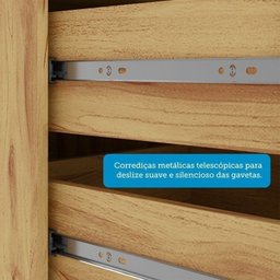 Cozinha Completa 100% Mdf com 5 Peças 13 Portas e 2 Gavetas com Vidro e Tampo Itália Espresso Móveis - 7 Cozinha Completa 100% Mdf com 5 Peças 13 Portas e 2 Gavetas com Vidro e Tampo Itália Espresso Móveis - 7