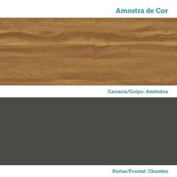 Cozinha Completa 100% Mdf com 5 Peças 13 Portas e 2 Gavetas com Vidro e Tampo Itália Espresso Móveis - 10 Cozinha Completa 100% Mdf com 5 Peças 13 Portas e 2 Gavetas com Vidro e Tampo Itália Espresso Móveis - 10