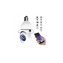 CAMERA SEGURANCA LAMPADA SMART WIFI FULL HD 1080P MIC FOTO SD LEY-90 VISAO NOTURNA - 2