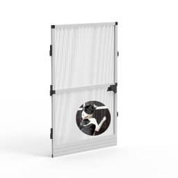 Mosquiteira para Porta Cinza Claro 080x210 com Tela Resistente À Pet - 1