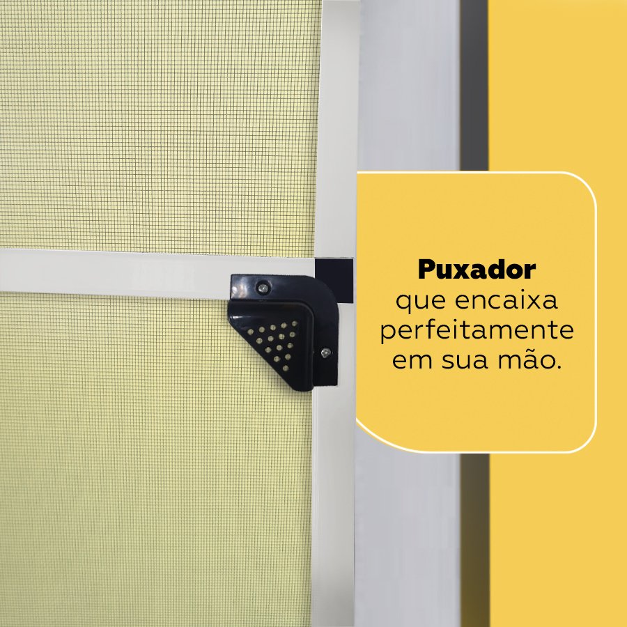 Mosquiteira para Porta Cinza Claro 080x210 com Tela Resistente À Pet - 6