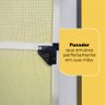 Mosquiteira para Porta Cinza Claro 080x210 com Tela Resistente À Pet - 6
