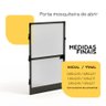 Mosquiteira para Porta Cinza Claro 080x210 com Tela Resistente À Pet - 8