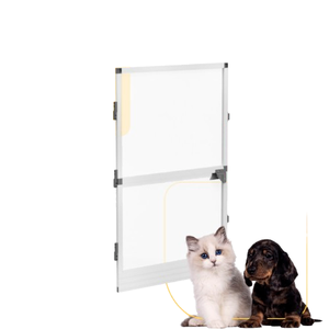 Mosquiteira para Porta Cinza Claro 080x210 com Tela Resistente À Pet