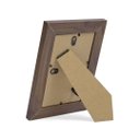 Ver imagem 2 de Porta Retrato de Mesa Decorativo com Vidro para Foto Marrom 10x15cm Decorar Casa, Quarto