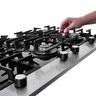Cooktop Fischer 5 Bocas Platinium Gás Bivolt - 3