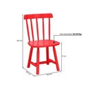 Ver mais imagens de Mesa Infantil com 2 Cadeiras Mariah Madeira Maciça e Laca Casatema MadeiraOriginals Branco/Vermelho