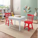 Ver imagem 1 de Mesa Infantil com 2 Cadeiras Mariah Madeira Maciça e Laca Casatema MadeiraOriginals