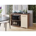 Ver imagem 4 de Balcão Sara para Cooktop 4 Bocas 115cm - Savana/off White Móblis