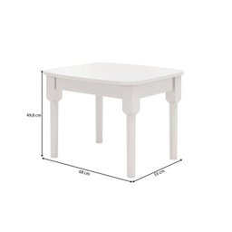 Mesa Infantil com 2 Cadeiras Mariah Madeira Maciça e Laca Casatema - 5