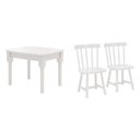 Ver imagem 3 de Mesa Infantil com 2 Cadeiras Mariah Madeira Maciça e Laca Casatema MadeiraOriginals Branco