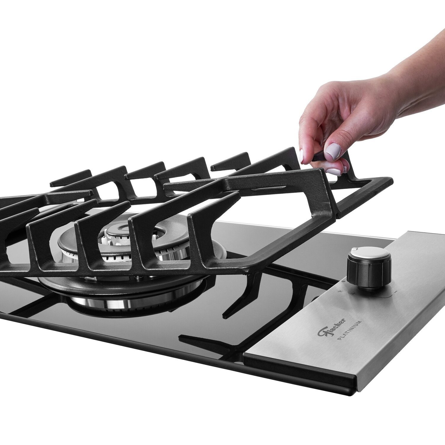 Cooktop Fischer 1 Boca Tc Platinium Gás Bivolt - 4