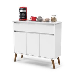 Aparador Zeus Branco – Ej Móveis - 1 Aparador Zeus Branco – Ej Móveis - 1