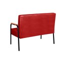 Ver imagem 4 de Namoradeira Cadeira Decorativa Sala, Recepção, Escritório Ludmilla Vermelho