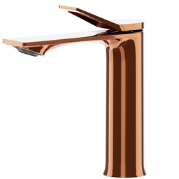 Torneira de Banheiro Berlim Rose Gold Baixo Quente e Frio Goldenx - 1