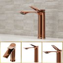 Ver imagem 1 de Torneira de Banheiro Berlim Rose Gold Baixo Quente e Frio Goldenx