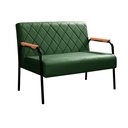 Ver imagem 2 de Namoradeira Cadeira Decorativa Sala, Recepção, Escritório Ludmilla Verde