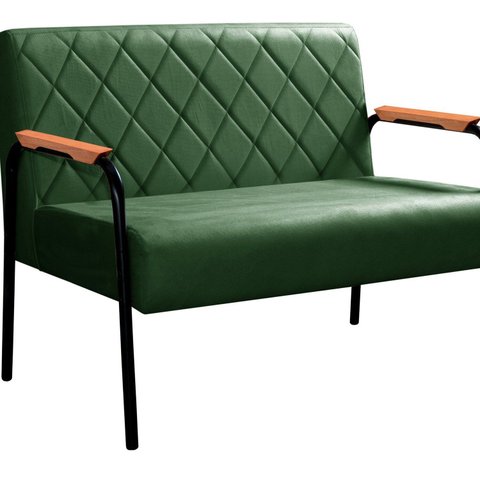 Namoradeira Cadeira Decorativa Sala, Recepção, Escritório Ludmilla Verde