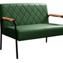 Ver imagem 1 de Namoradeira Cadeira Decorativa Sala, Recepção, Escritório Ludmilla Verde