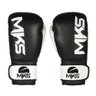Luva de Boxe Mks Combat Rustic Black White Couro 12 Oz - 4