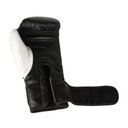 Ver imagem 2 de Luva de Boxe Mks Combat Rustic Black White Couro 12 Oz