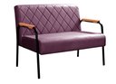 Ver imagem 2 de Namoradeira Cadeira Decorativa Sala, Recepção, Escritório Ludmilla Roxo