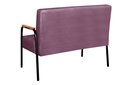 Ver imagem 4 de Namoradeira Cadeira Decorativa Sala, Recepção, Escritório Ludmilla Roxo