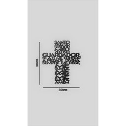 Cruz Santo Anjo Mdf Branco - 3