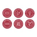 Ver mais imagens de Frigideira Funda Antiaderente Tampa Vidro Utensílios Cozinha Turbo-indução Cabo Silicone 24cm 2,3l