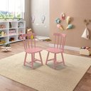 Ver imagem 5 de Mesa Infantil com 2 Cadeiras Mariah Madeira Maciça e Laca Casatema MadeiraOriginals Branco/Rosa