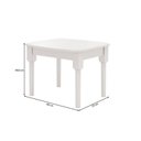 Ver imagem 4 de Mesa Infantil com 2 Cadeiras Mariah Madeira Maciça e Laca Casatema MadeiraOriginals Branco/Rosa