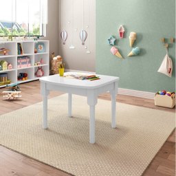 Mesa Infantil com 2 Cadeiras Mariah Madeira Maciça e Laca Casatema - 2