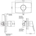 Ver imagem 2 de Kit 2 Acabamentos Monocomando para Ducha Higiênica Docol Nexus 1/2" Chrome