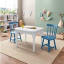 Ver imagem 1 de Mesa Infantil com 2 Cadeiras Mariah Madeira Maciça e Laca Casatema MadeiraOriginals