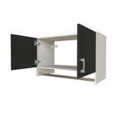 Ver imagem 5 de Armário Suspenso para Lavandeira com Suporte para Cabides