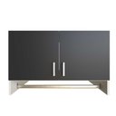 Ver imagem 6 de Armário Suspenso para Lavandeira com Suporte para Cabides