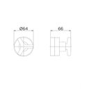 Ver imagem 2 de Kit 2 Acabamentos para Registro 1/2, 3/4 e 1 (de) Triplus