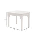 Ver imagem 3 de Mesa Infantil com 2 Cadeiras Mariah Madeira Maciça e Laca Casatema MadeiraOriginals Branco/Menta