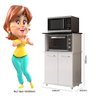 Balcão Micro Forno 2 Portas Moema - 5